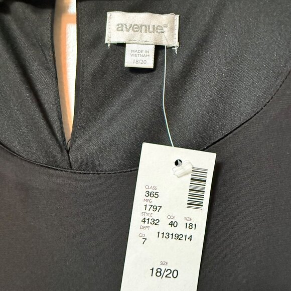 Avenue Tropical Maxi Dress Plus Size 18/20 Geo Floral Sleeveless Summer Vacation - Picture 8 of 14